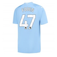 Dres Manchester City Phil Foden #47 Domáci 2023-24 Krátky Rukáv